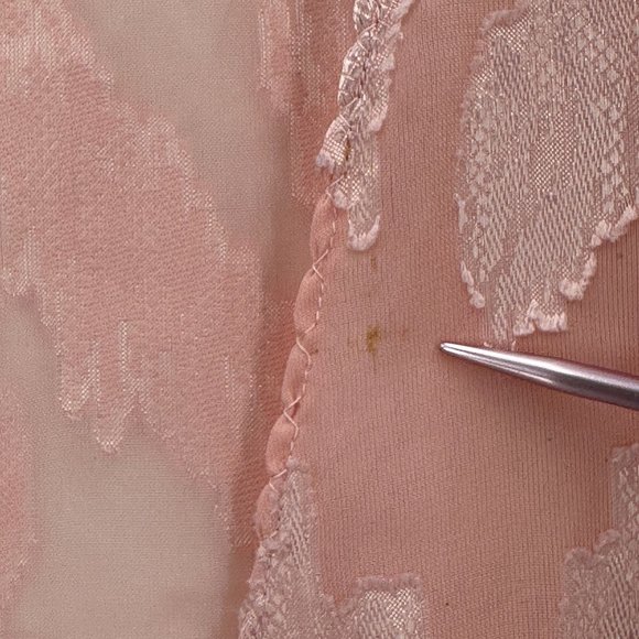 Val Mode Robe Womens Open Cover Up Lightweight Short Sleeve Lace Pink L - Picture 5 of 9